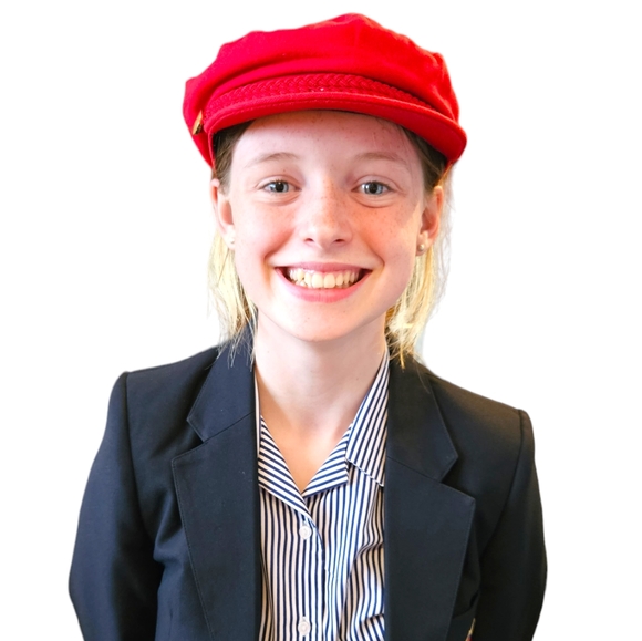 Zara 56cm red sports cap canvas / denim bought but never worn - Picture 4 of 11